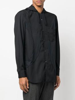 推荐COMME DES GARCONS SHIRT MEN MESH PANEL SHIRT JACKET商品