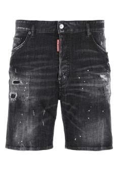商品DSQUARED2 | DSQUARED2 男士短裤 S74MU0773S30357900 黑色,商家Beyond Moda Europa,价格¥2000图片