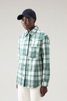 Woolrich | Wool Blend Western Plaid Overshirt- Made in USA商品图片,
