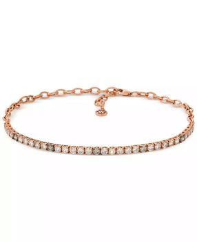 Le Vian | Chocolate Diamond & Nude Diamond Tennis Bracelet (2 ct. t.w.) in 14k Rose Gold,商家Macy's,价格¥42626