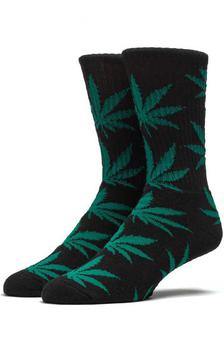 推荐Plantlife Crew Socks - Black/Green商品