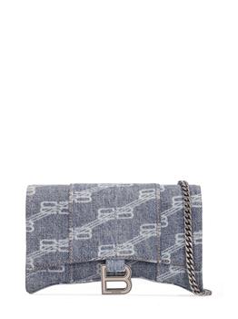 巴黎世家沙漏包价格, Balenciaga | Hourglass Canvas Chain Wallet商品图片 