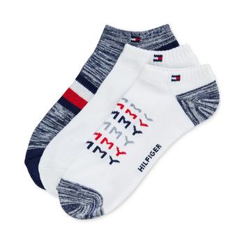 Tommy Hilfiger | Men's 3-Pk. Logo No-Show Knit Socks商品图片,