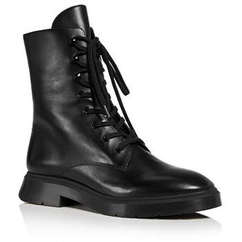 推荐Stuart Weitzman Womens McKenzee Chill Leather Lace Up Combat Boots商品