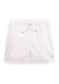 Ralph Lauren | Lauren Childrenswear Boys 8 20 Traveler Seersucker Swim Trunks,商家Belk,价格¥267