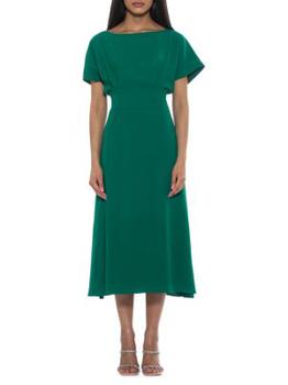 ALEXIA ADMOR | Lottie Dolman Sleeve Midi Dress商品图片,3.2折