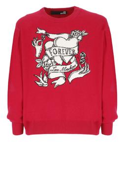 Love Bravery真假, Love Moschino | Love Moschino Sweaters Red商品图片 7.4折