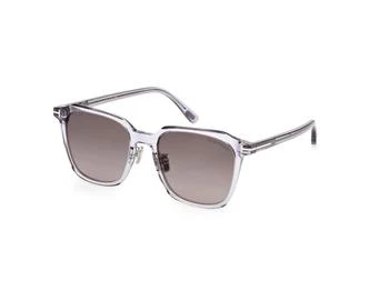 推荐Grey Square Unisex Sunglasses FT0971-K 20B 54商品