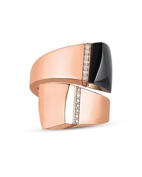 商品Roberto Coin | 18K Rose Gold Sauvage Prive Black Jade & Diamond Ring,商家Bloomingdale's,价格¥36455图片