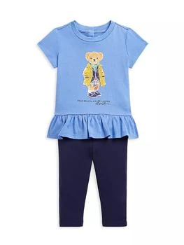 Ralph Lauren | Baby Girl's 2-Piece Peplum T-Shirt & Leggings Set 3.7折