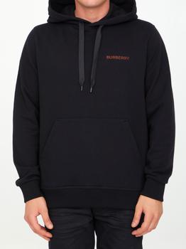 巴宝莉卫衣评价, Burberry | Black hoodie with logo商品图片 9.8折