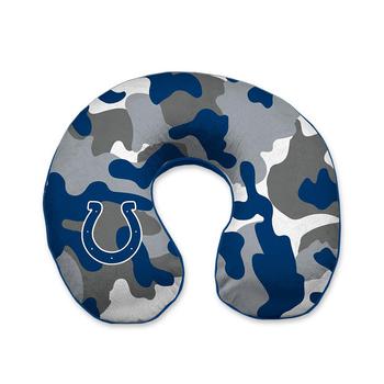 商品Indianapolis Colts Camo Memory Foam Travel Pillow图片