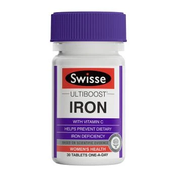 Swisse | Swisse Iron 30 tabs补铁营养片30片 9.3折, 包邮包税