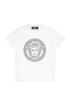 推荐Versace Kids Medusa Head-Printed Crewneck T-Shirt商品
