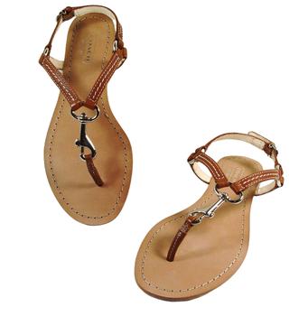 coach鞋, Coach | Coach Rue Dog Leash Flat Sandals US 8商品图片 7.3折