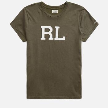 推荐Polo Ralph Lauren Women's Rl Short Sleeve T-Shirt - Defender Green商品