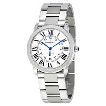 推荐Ronde Solo Silver Opaline Automatic Ladies Watch WSRN0012商品