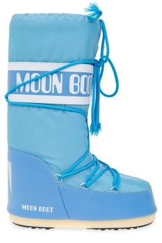 推荐Moon Boot Icon Logo Printed Lace-Up Snow Boots商品