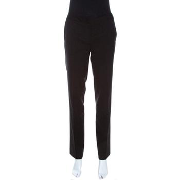 美国burberry, [二手商品] Burberry | Burberry Black Stretch Wool Blend Tailored Trousers S商品图片 4.8折