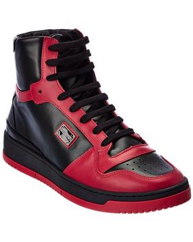 推荐Valentino by Mario Valentino Rene Leather High-Top Sneaker商品