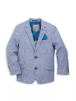 Appaman | Little Boy's & Boy's Linen-Blend Sports Jacket 独家减免邮费
