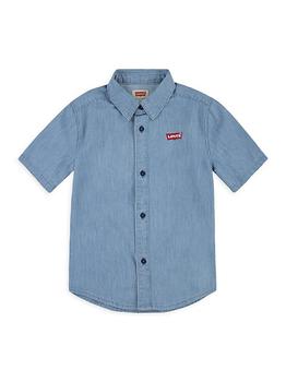 商品Levi's | Little Boy's & Boy's Striped Woven Short-Sleeve Shirt,商家Saks Fifth Avenue,价格¥258图片