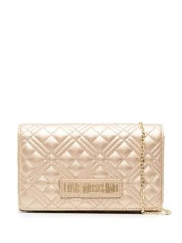 推荐Love Moschino Polyurethane Quilted Crossbody Bag商品