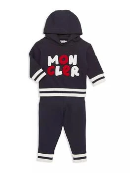 推荐Baby Boy's & Little Boy's Chenille Logo Embroidered Hoodie商品