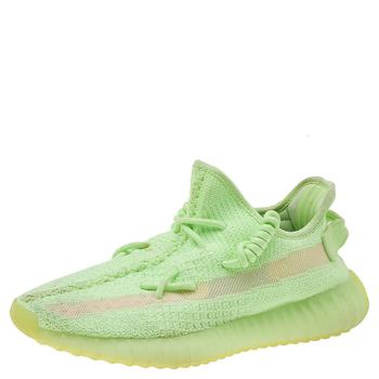 yeezy season怎么样, [二手商品] YEEZY | Yeezy x Adidas Green Knit Fabric Boost 350 V2 "Glow in The Dark" Low Top Sneakers Size 39 1/3商品图片 7.6折, 满1件减$100, 满减
