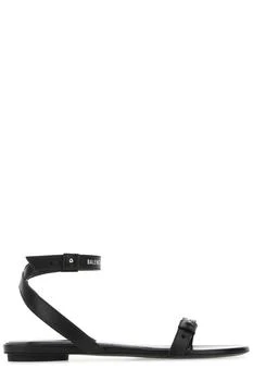 Balenciaga | Balenciaga Logo Printed Strap Ankle Sandals 9.5折