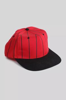 推荐Vintage Deadstock Red Pinstripe Snapback Hat商品