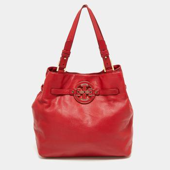 tory burch托特包, [二手商品] Tory Burch | Tory Burch Red Leather Amanda Tote商品图片 满1件减$100, 满减