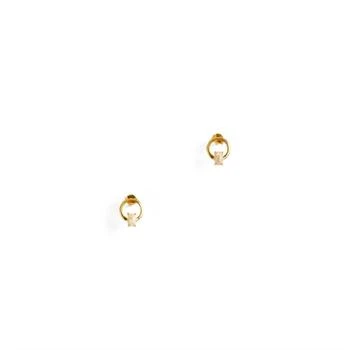 Hailey Gerrits | Women's Ionic Studs Earrings In Coral Jade,商家Premium Outlets,价格¥476