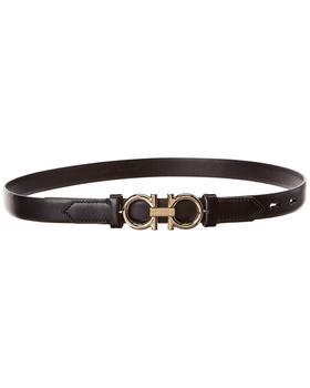 更多菲拉格慕皮带, Salvatore Ferragamo | Salvatore Ferragamo Gancini Sized Leather Belt商品图片 6.9折
