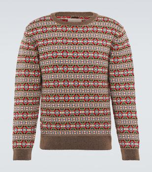 推荐Intarsia-knit cotton sweater商品
