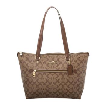coach托特包男包, Coach | 香港直邮COACH蔻驰托特包女士印花大号棕色PVC手提包79609IMAA8商品图片 额外8.2折x额外9折, 额外八二折, 额外九折