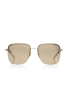 推荐Saint Laurent - Women's Square-Frame Metal Sunglasses - Moda Operandi商品