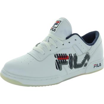 斐乐推荐, Fila | Fila Mens Original Fitness Graphic Faux Leather Lifestyle Running Shoes商品图片 3.2折