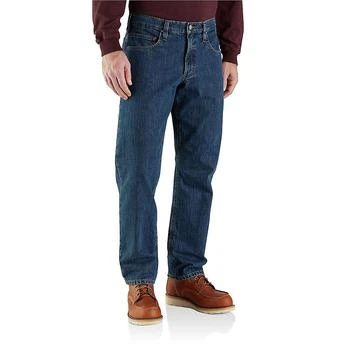 Carhartt | Carhartt Men's Relaxed Fit Flannel-Lined 5 Pocket Jean 额外7.5折, 额外七五折