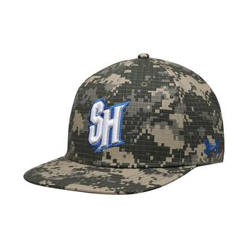 Under Armour | Men's Camo Seton Hall Pirates On-Field Baseball Fitted Hat商品图片,