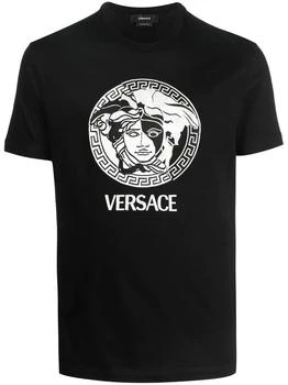 推荐Men's Black Medusa Logo T-Shirt商品