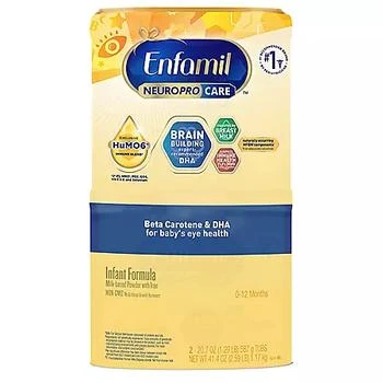 Enfamil | Enfamil NeuroProCare Infant Formula, 20.7 oz., 2 pk.,商家Sam's Club,价格¥451