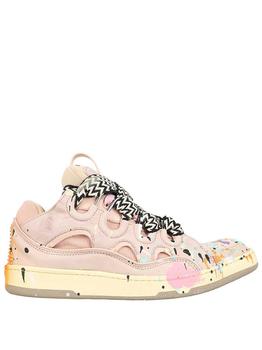 Lanvin | Lanvin Men's  Pink Leather Sneakers商品图片,9.2折