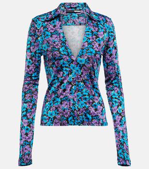 推荐Floral jersey shirt商品