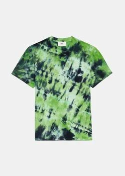 AMI | AMI Alexandre Mattiussi Green Tie Dye T-Shirt 4折, 独家减免邮费