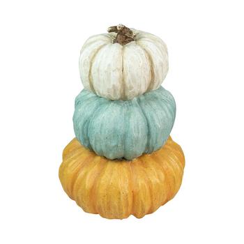 Northlight | Triple Stacked Pumpkins Thanksgiving Tabletop Decor, 22"商品图片,3.9折