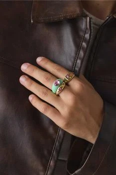 Urban Outfitters | Mandy Mix & Match Rhinestone Ring Set,商家Urban Outfitters,价格¥178