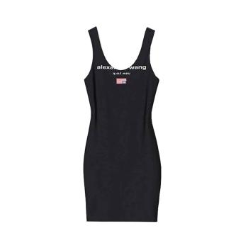 亚历山大王 连衣裙, Alexander Wang | ALEXANDER WANG 黑色女士连衣裙 4CC3216132-001商品图片 独家减免邮费