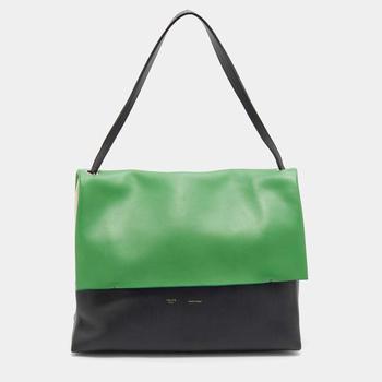 推荐Celine Multicolor Leather Flap Shoulder Bag商品