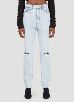 Alexander Wang | Stacked Corset Jeans in Blue商品图片,7折